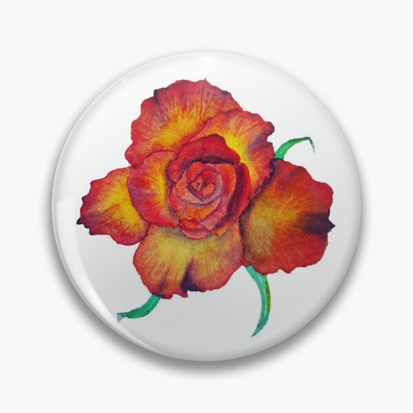 High & Yellow Magic Flame Pin