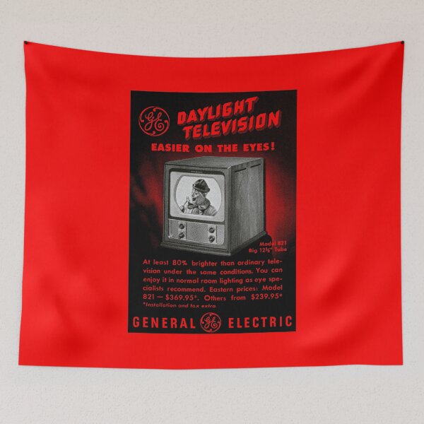 Item preview, TV SET - ADVERT designed and sold by ThrowbackAds.