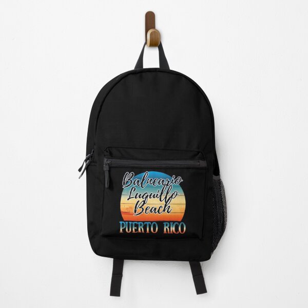 Item preview, Balneario Luquillo Beach - Puerto Rico (Vintage Retro Style • Distressed Grunge Look • Sunny Summer) designed and sold by SassyClassyMe.