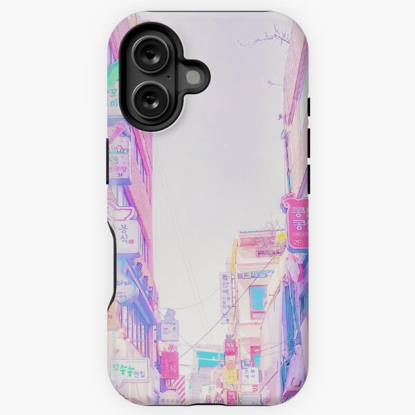 Vista previa del artículo con la obra «Anime Seoul (Edición Vaporwave)», diseñado y vendido por calinedesign.