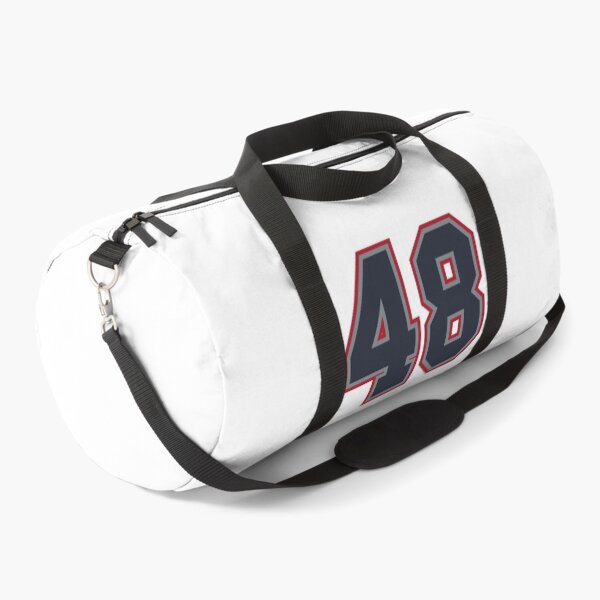 Item preview, 48 Navy Grey Red Sports Number Fourty-Eight designed and sold by HelloFromAja.