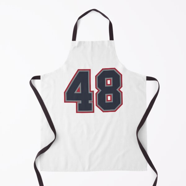 Item preview, 48 Navy Grey Red Sports Number Fourty-Eight designed and sold by HelloFromAja.
