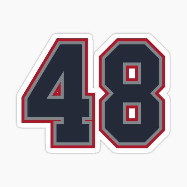 Number 48 Stickers for Sale | Redbubble