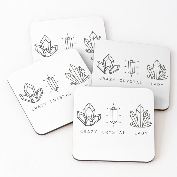 Item preview, "Crazy Crystal Lady" funny design designed and sold by NIV-CONCEPTS.