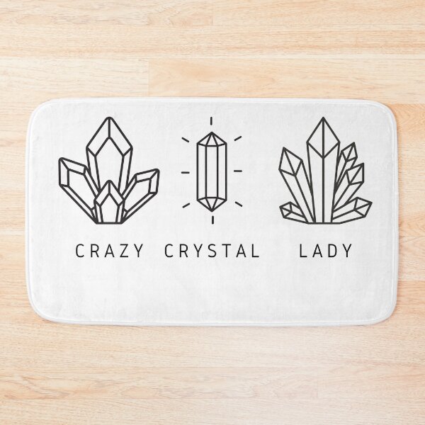 Item preview, "Crazy Crystal Lady" funny design designed and sold by NIV-CONCEPTS.