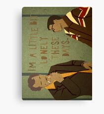 I'm a Little Bit Lonely These Days. Canvas Print