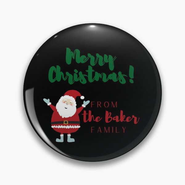 Item preview, Merry Christmas From The Baker Family designed and sold by blacklittlemoon.