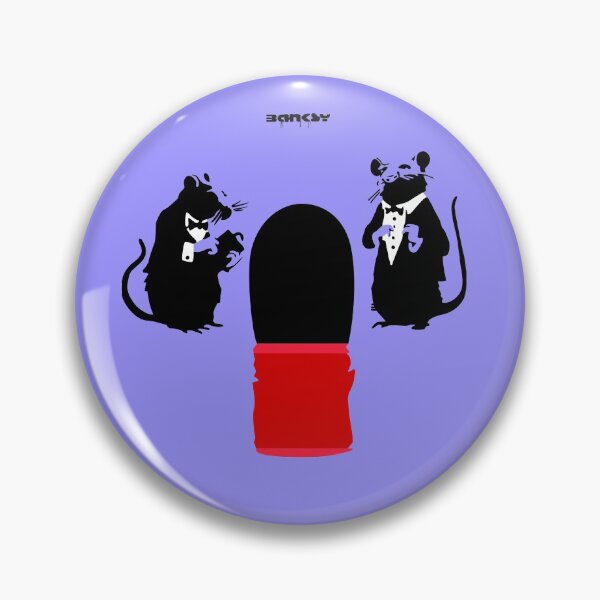 Item preview, Banksy Two rats with mouse hole designed and sold by Aleks2018.