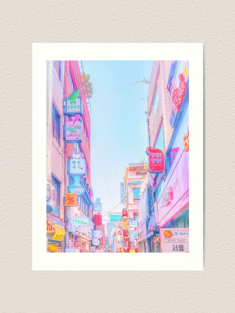 anime seoul soft edition art print for sale by calinedesign redbubble