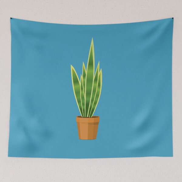 Item preview, Snake plant in a terracotta pot designed and sold by Bwiselizzy.
