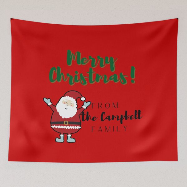 Item preview, Merry Christmas From The Campbell Family designed and sold by blacklittlemoon.