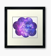 Karen and The Babes (Starry Font) Framed Print