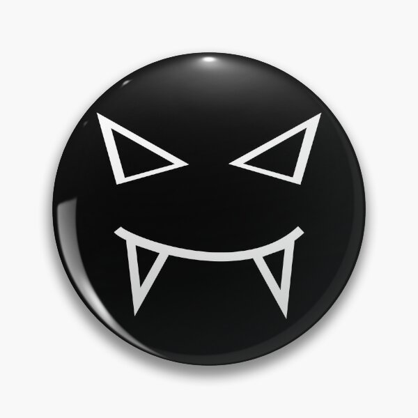 Aperçu de l'œuvre Vampire dents pointues sourire - fond noir créée et vendue par LeenDesign.
