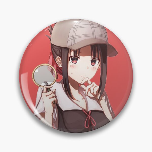 Fujiwara Chika Peeker - Kaguya-Sama  Pin for Sale by Kami-Anime