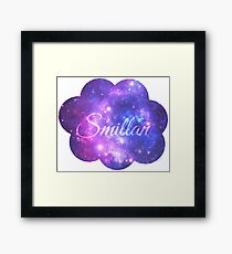 Smillan (Starry Font) Framed Print