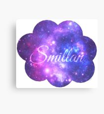 Smillan (Starry Font) Canvas Print