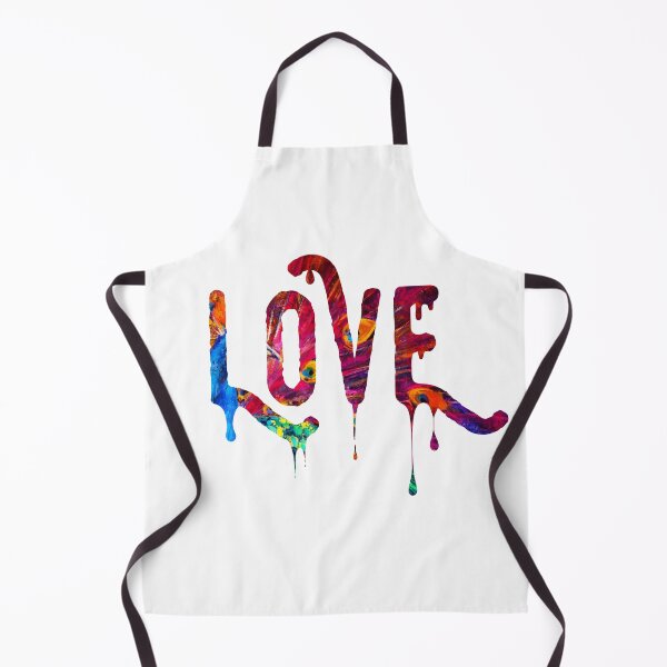 Item preview, Love word design in melted paint art designed and sold by AznavourByKarin.
