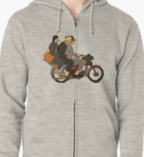 Motorcycle Zipped Hoodie