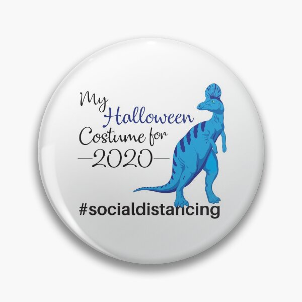 Item preview, Funny Halloween Blue Dinosaur costume design for 2020 self isolation quarantine to maintain social distance designed and sold by anins-azuree.