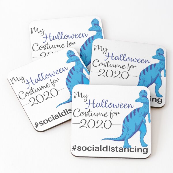 Item preview, Funny Halloween Blue Dinosaur costume design for 2020 self isolation quarantine to maintain social distance designed and sold by anins-azuree.