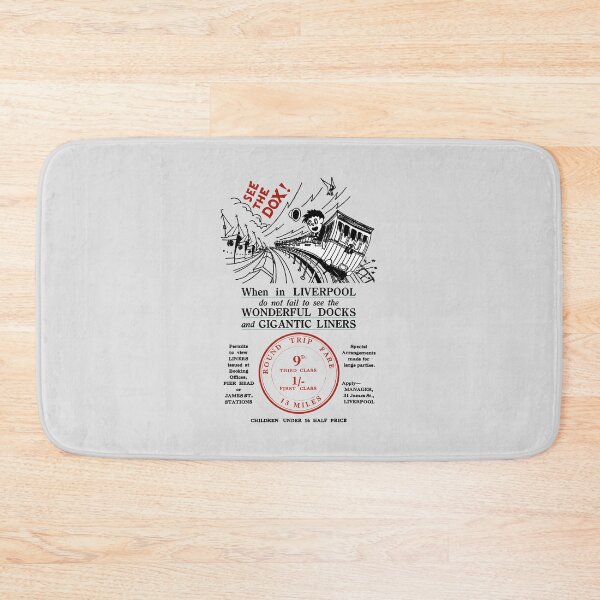 Item preview, LIVERPOOL DOCKS - TOURIST ADVERT designed and sold by ThrowbackAds.