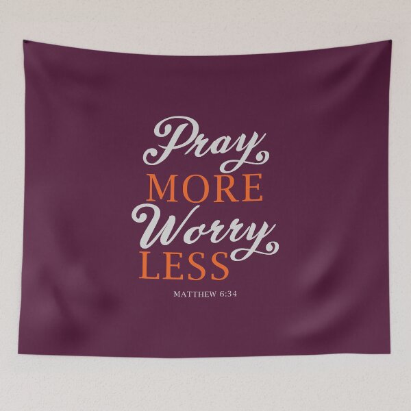 Item preview, Pray more, worry less designed and sold by wazoosi.