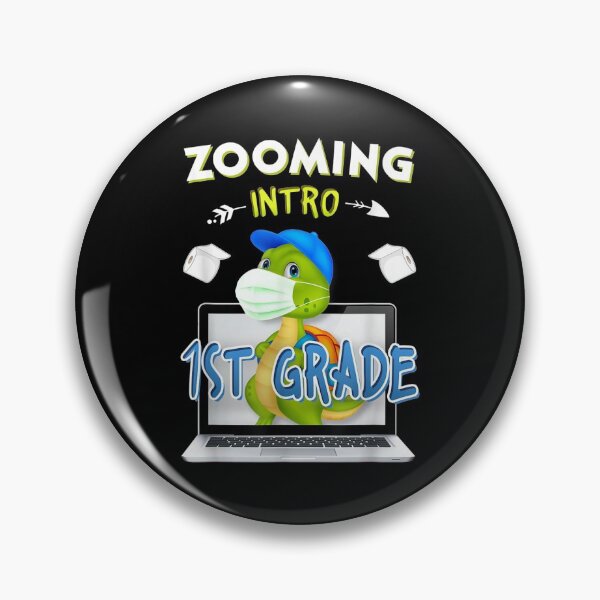 Item preview, Zooming Into 1St Grade Dinosaur Virtual Back To School 2020 Gift For Men And Women, Halloween day, Thanksgiving day, Christmas day designed and sold by RhondaTees.