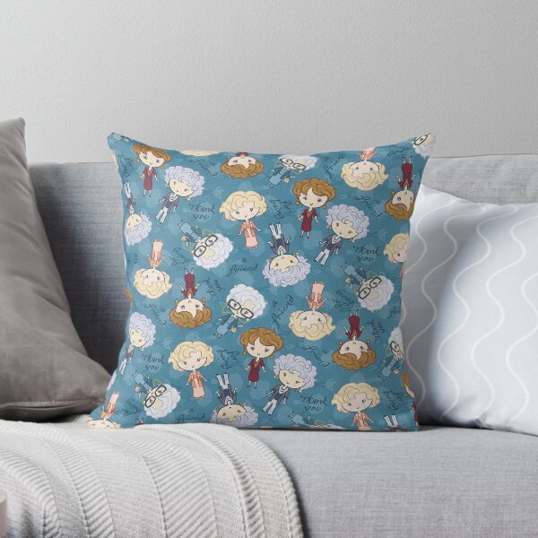thank you for being a friend Throw Pillow