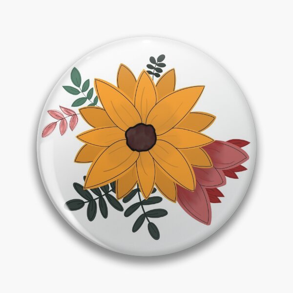 Item preview, Cute Yellow Floral Drawing designed and sold by Slletterings.