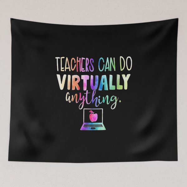 Item preview, Womens Teachers Can Do Virtually Anything Gift For Men And Women, Halloween day, Thanksgiving day, Christmas day designed and sold by RhondaTees.