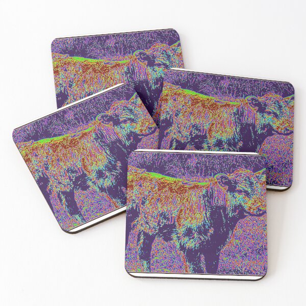 Item preview, RAINBOW NEON VIBRANT CALF PICTURE  designed and sold by Opalbluerose.