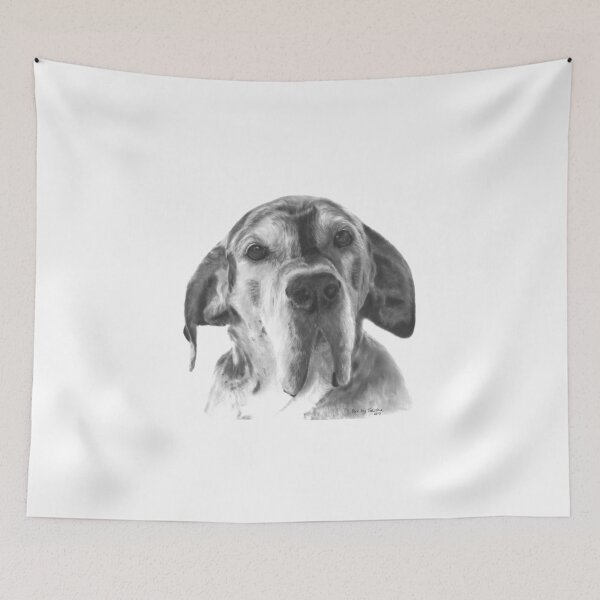 Artikelvorschau, Deutsche Dogge Kunst entworfen und verkauft von artbytalitha.