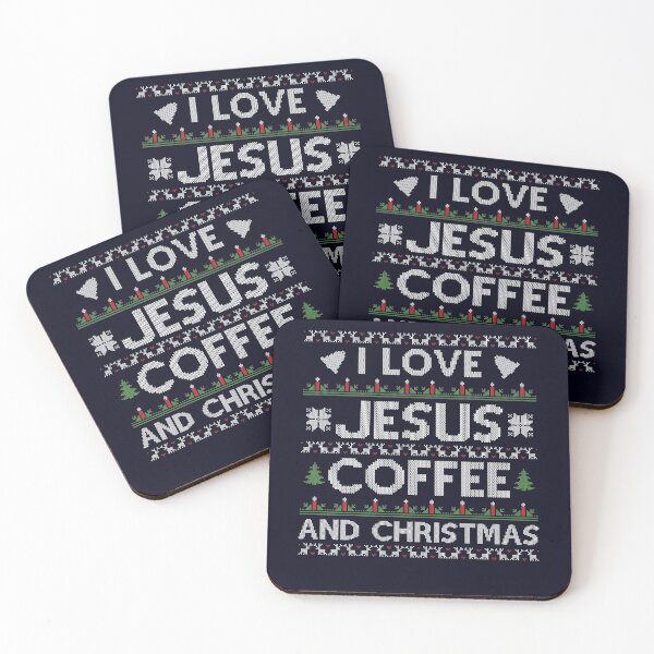 Item preview, I Love Jesus Coffee and Christmas designed and sold by mmos.