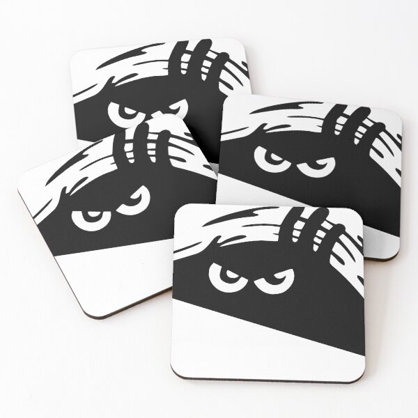 Item preview, Jackey Awesome 1 X Peeking Monster Scary Black designed and sold by Joni77.