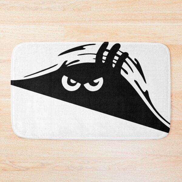 Item preview, Jackey Awesome 1 X Peeking Monster Scary Black designed and sold by Joni77.