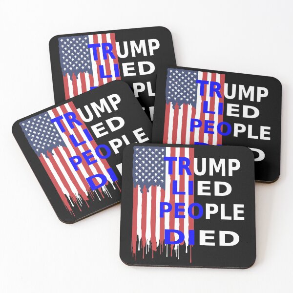 Item preview, trump lied people died  designed and sold by Dibes94.