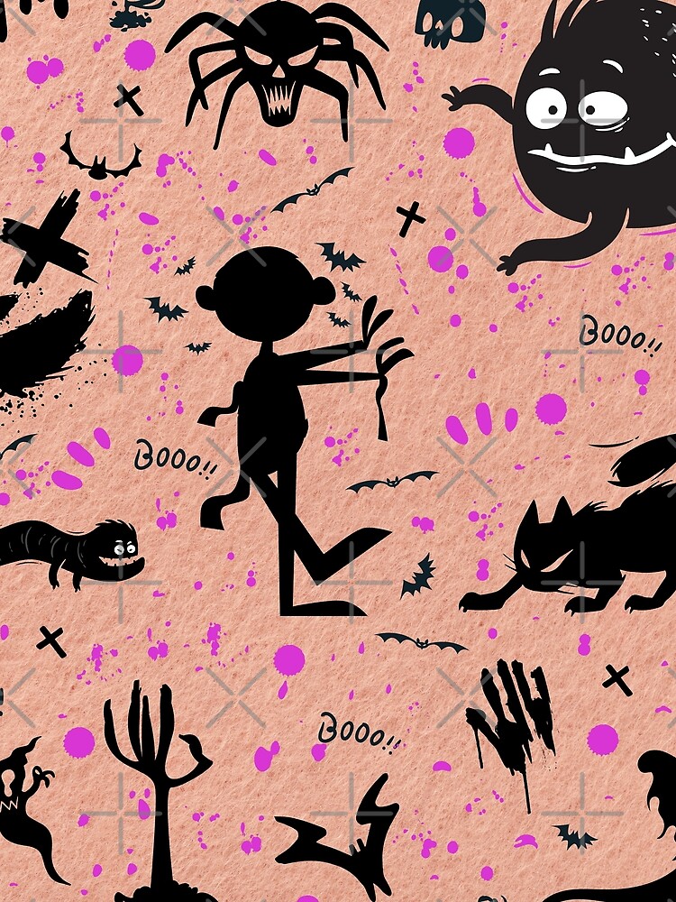 Thumbnail 3 of 3, Scarf, Spooky Halloween Design designed and sold by Ribsa.