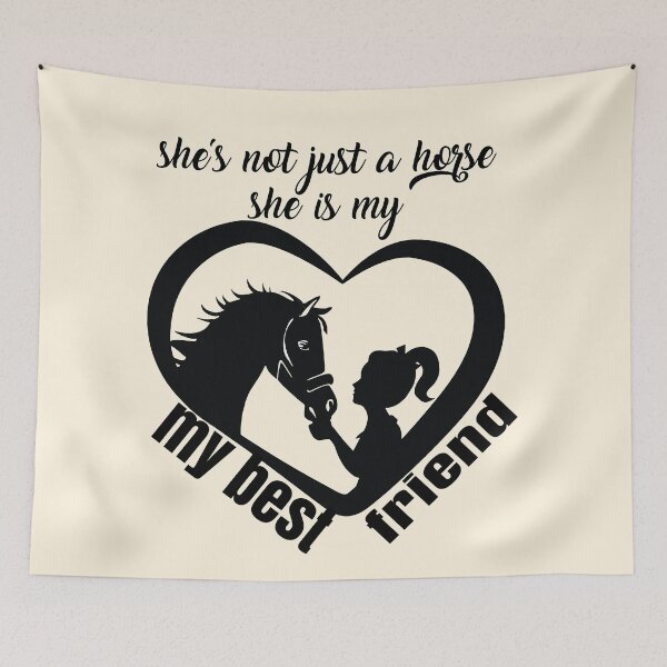 Item preview, She's Not Just A Horse She Is My Best Friend designed and sold by VibrantGifts.