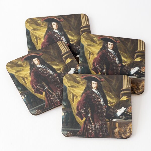 Item preview, Charles III of Habsburg Francesco Solimena portrait Oil Painting designed and sold by Vintage Designs +.