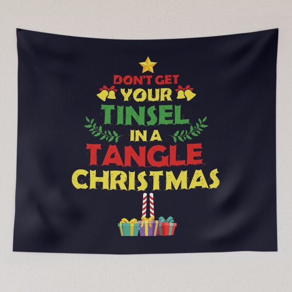 Item preview, Don't get your Tinsel in a Tangle Christmas  designed and sold by mmos.