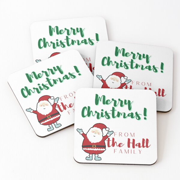 Item preview, Merry Christmas From The Hall Family designed and sold by blacklittlemoon.