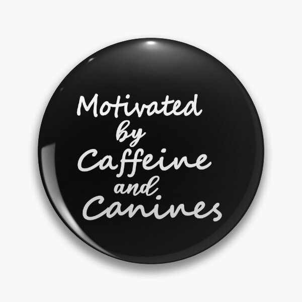 Item preview, Motivated by Caffeine and Canines,My coffee,funny coffee,coffee and yoga designed and sold by alikassi.
