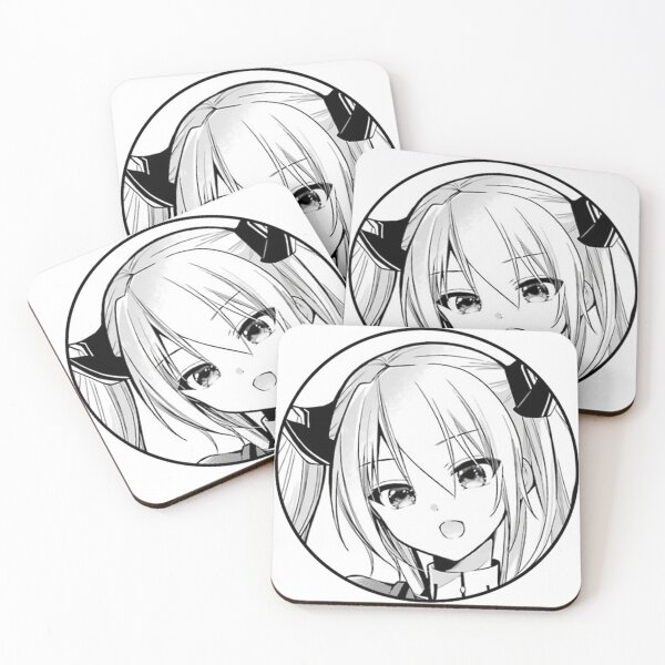 Item preview, Sasha Portrait | B&W Version | Misfit of Demon King Academy designed and sold by mangaBear.