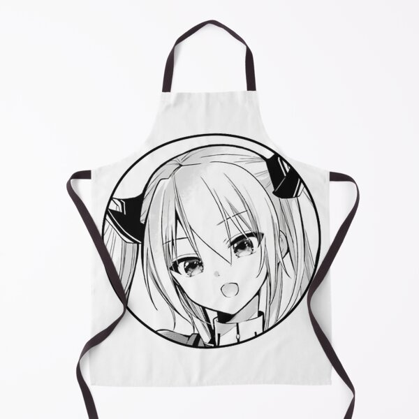 Item preview, Sasha Portrait | B&W Version | Misfit of Demon King Academy designed and sold by mangaBear.