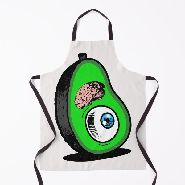 Item preview, Horror Avocado with brain designed and sold by MyFreakyWorld.
