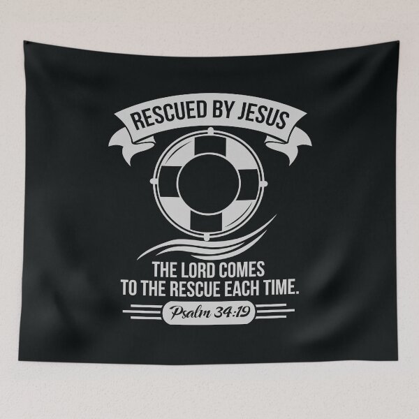 Item preview, Rescued by Jesus designed and sold by wazoosi.