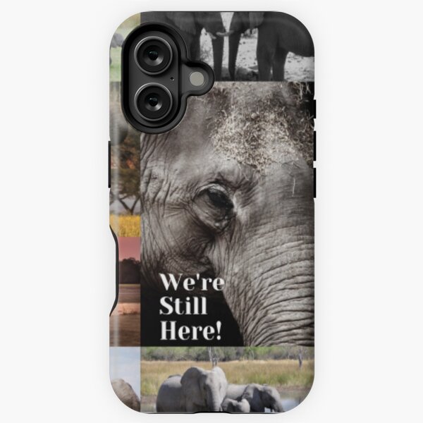 Item preview, Elephants, We're Still Here designed and sold by Art With Impact – Statement Art & Apparel for Deep Thinkers.