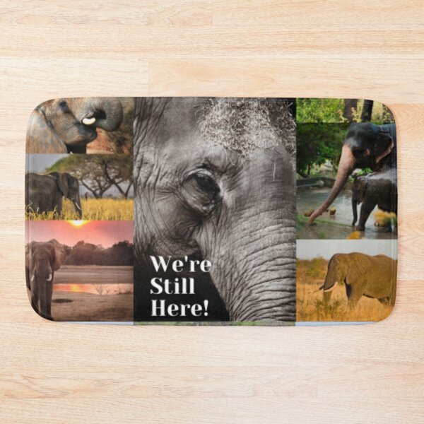 Item preview, Elephants, We're Still Here designed and sold by Art With Impact – Statement Art & Apparel for Deep Thinkers.
