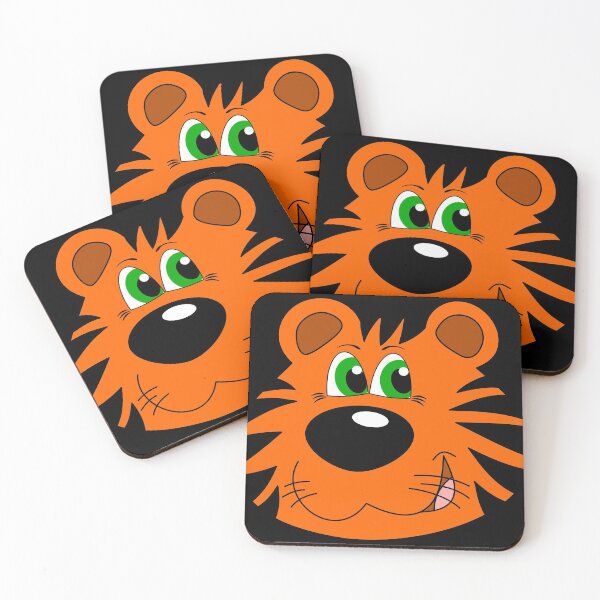 Item preview, Happy Tiger Face designed and sold by aldorjan.