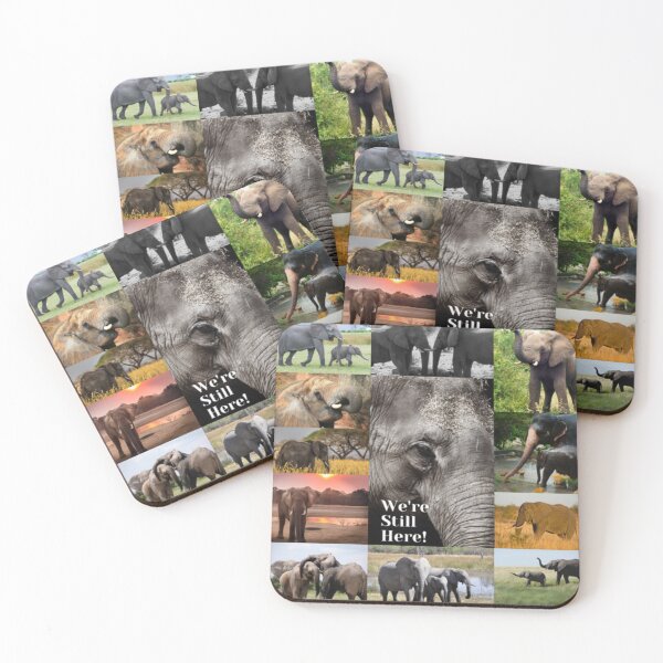 Item preview, Elephants, We're Still Here designed and sold by Art With Impact – Statement Art & Apparel for Deep Thinkers.